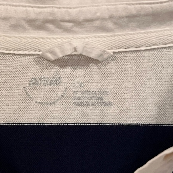 Aerie Navy and White Striped Long Sleeve Tee - Picture 2 of 2